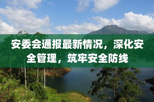 安委会最新通报