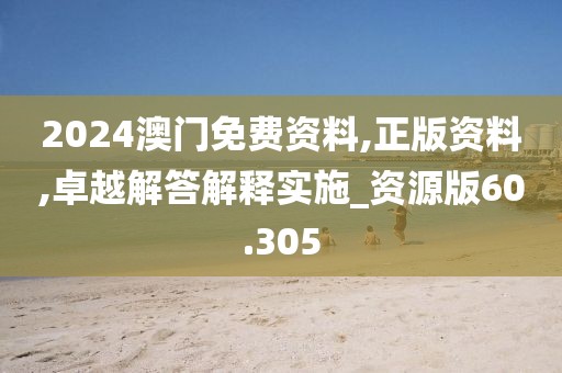 2024澳门免费资料,正版资料,卓越解答解释实施_资源版60.305