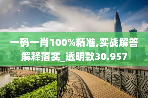 一码一肖100%精准,实战解答解释落实_透明款30.957