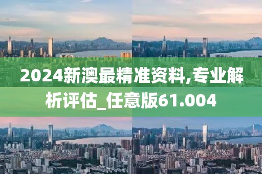 2024新澳最精准资料,专业解析评估_任意版61.004