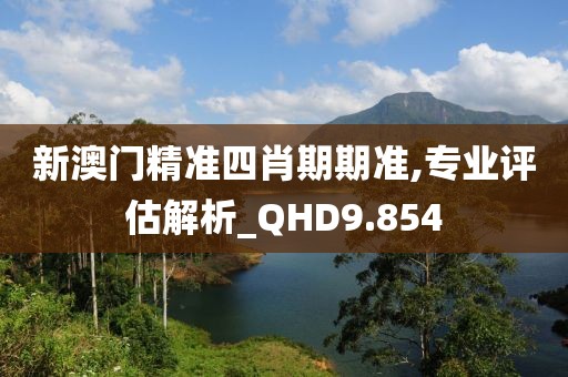 新澳门精准四肖期期准,专业评估解析_QHD9.854