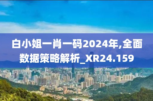 白小姐一肖一码2024年,全面数据策略解析_XR24.159