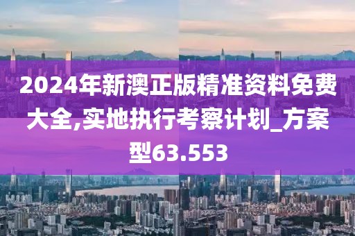2024年新澳正版精准资料免费大全,实地执行考察计划_方案型63.553