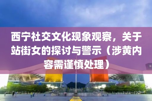 西宁社交文化现象观察，关于站街女的探讨与警示（涉黄内容需谨慎处理）