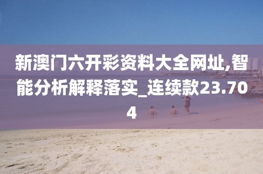 新澳门六开彩资料大全网址,智能分析解释落实_连续款23.704