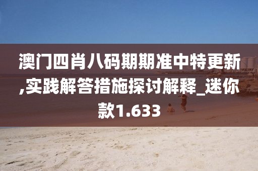 澳门四肖八码期期准中特更新,实践解答措施探讨解释_迷你款1.633