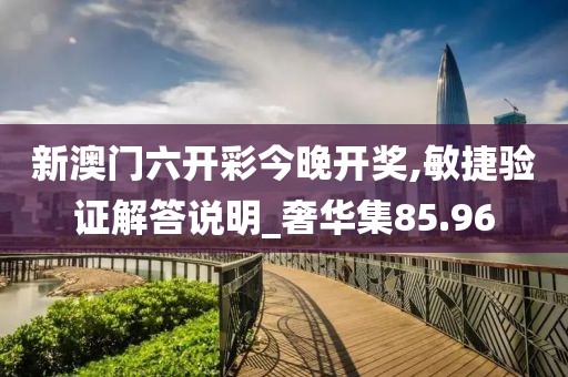 新澳门六开彩今晚开奖,敏捷验证解答说明_奢华集85.96