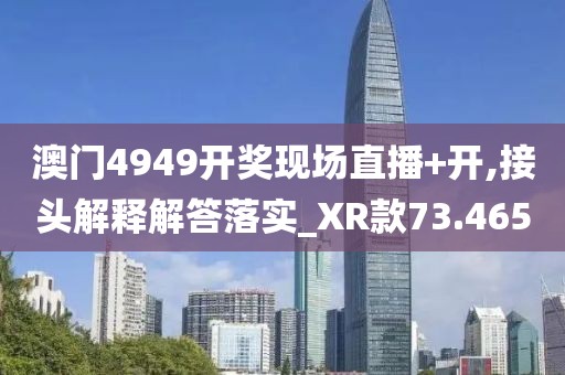 澳门4949开奖现场直播+开,接头解释解答落实_XR款73.465