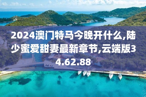 2024澳门特马今晚开什么,陆少蜜爱甜妻最新章节,云端版34.62.88