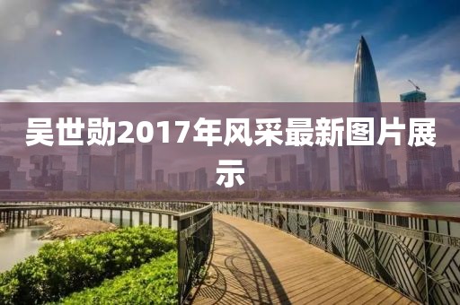 吴世勋2017年风采最新图片展示