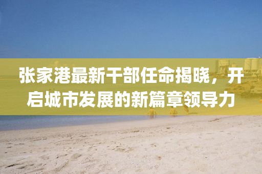 张家港最新干部任命揭晓，开启城市发展的新篇章领导力
