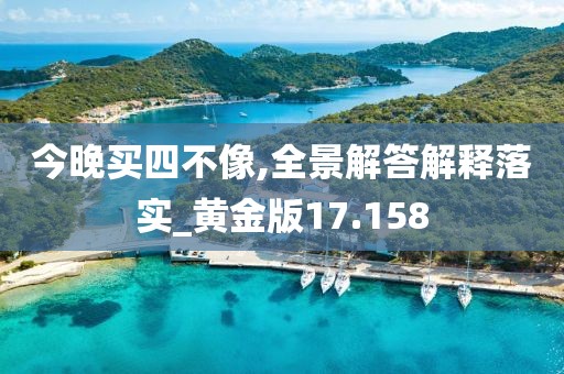 今晚买四不像,全景解答解释落实_黄金版17.158