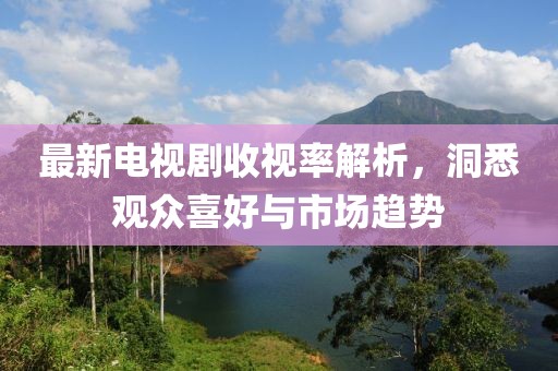最新电视剧收视率解析，洞悉观众喜好与市场趋势