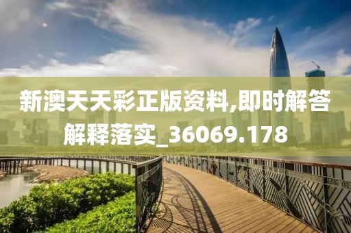 新澳天天彩正版资料,即时解答解释落实_36069.178