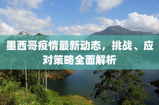 墨西哥的疫情最新