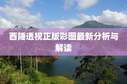 西陲透视正版彩图最新分析与解读