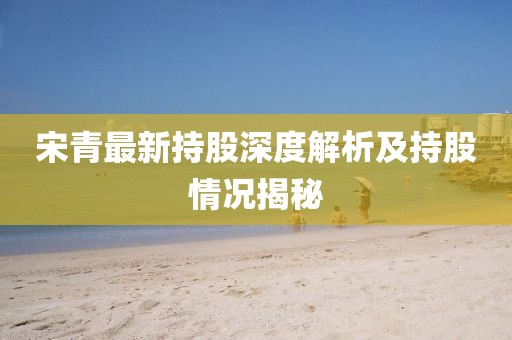 宋青最新持股