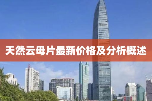 天然云母片最新价格及分析概述