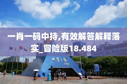 一肖一码中持,有效解答解释落实_冒险版18.484