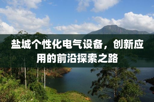 盐城个性化电气设备，创新应用的前沿探索之路