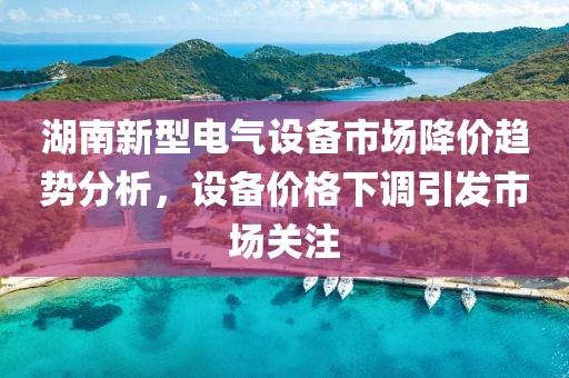 湖南新型电气设备市场降价趋势分析，设备价格下调引发市场关注