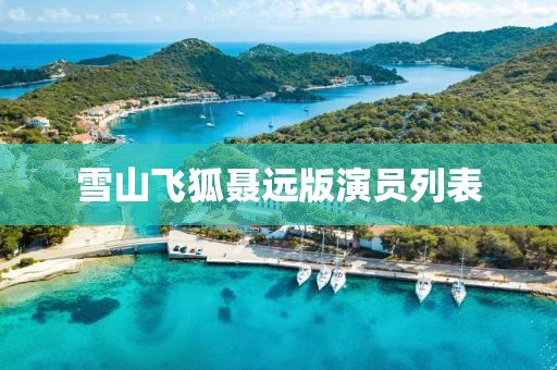 雪山飞狐聂远版演员列表