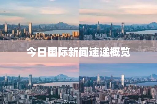 今日国际新闻速递概览
