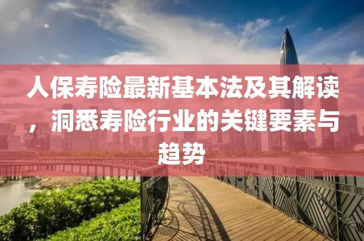 人保寿险最新基本法及其解读，洞悉寿险行业的关键要素与趋势