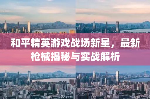 最新枪械和平精英