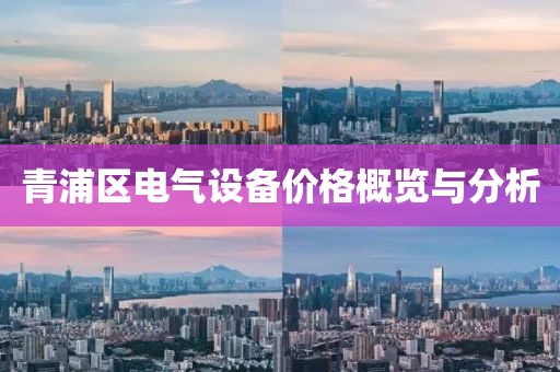 青浦区电气设备价格概览与分析