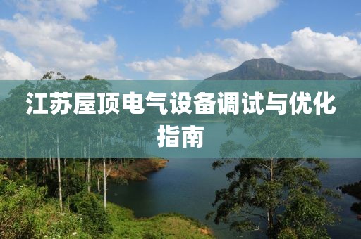 江苏屋顶电气设备调试与优化指南