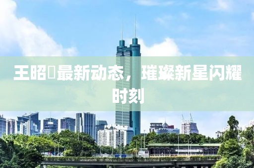王昭翬最新