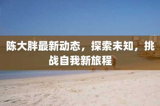 陈大胖最新