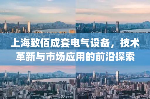 上海致佰成套电气设备，技术革新与市场应用的前沿探索