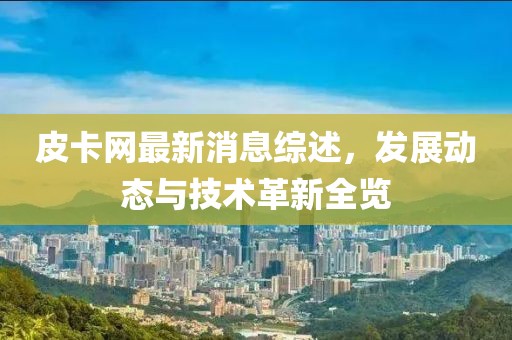 皮卡网最新消息综述，发展动态与技术革新全览