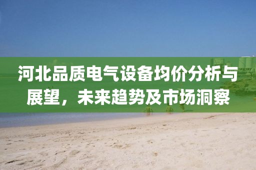 河北品质电气设备均价分析与展望，未来趋势及市场洞察