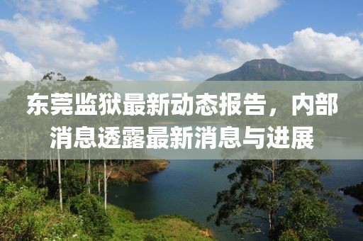 东莞监狱最新动态报告，内部消息透露最新消息与进展
