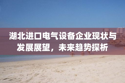 湖北进口电气设备企业现状与发展展望，未来趋势探析