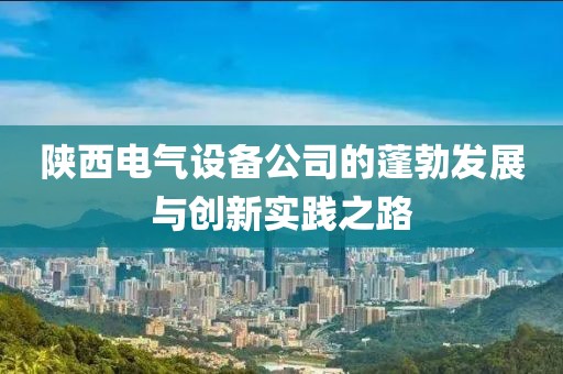 陕西电气设备公司的蓬勃发展与创新实践之路