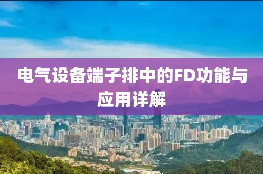 电气设备端子排中的FD功能与应用详解