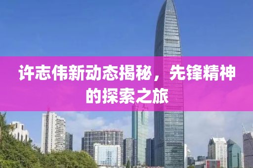 许志伟新动态揭秘，先锋精神的探索之旅