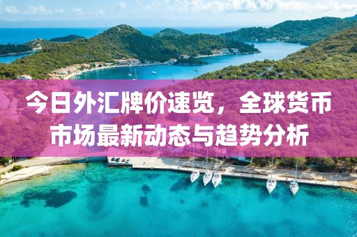 今日外汇牌价速览，全球货币市场最新动态与趋势分析