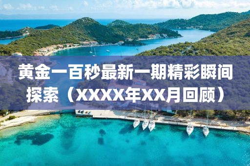 黄金一百秒最新一期精彩瞬间探索（XXXX年XX月回顾）