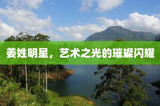 姜姓明星，艺术之光的璀璨闪耀