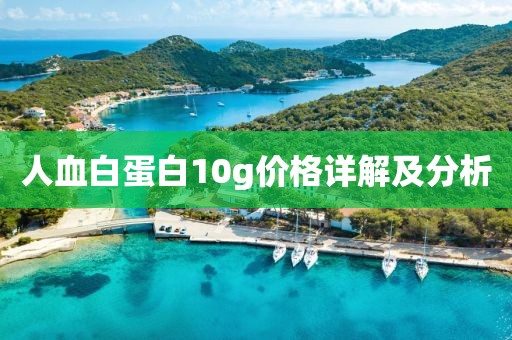 人血白蛋白10g价格详解及分析