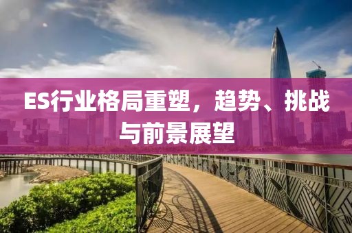 ES行业格局重塑，趋势、挑战与前景展望