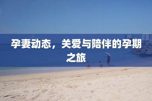 孕妻动态，关爱与陪伴的孕期之旅
