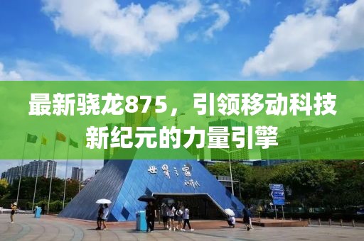 最新骁龙875