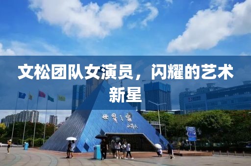 文松团队女演员，闪耀的艺术新星