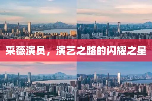 采薇演员，演艺之路的闪耀之星